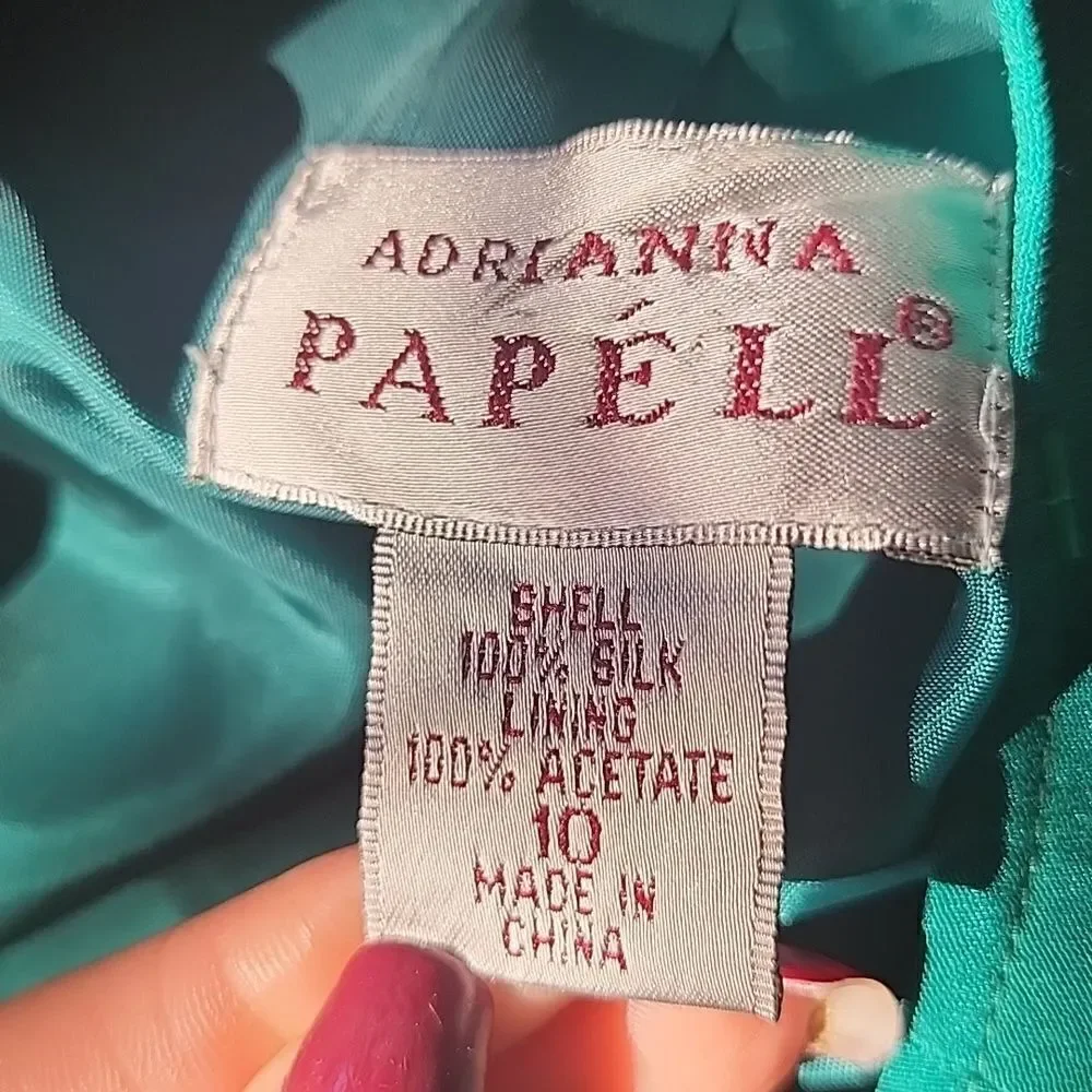 Vintage adrianna papell blazer sz 10